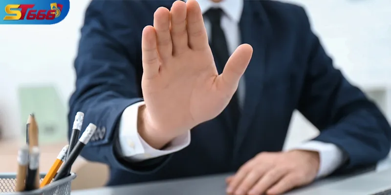 Miễn trừ trách nhiệm nhà cái ST666 khi người chơi không tuân thủ quy định cá cược