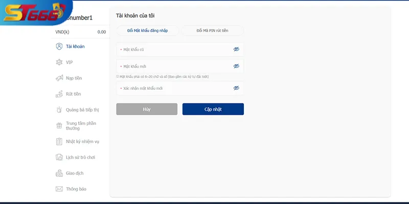 Bảo mật tài khoản cá cược ST666 xác minh 2 lớp và kiểm tra truy cập